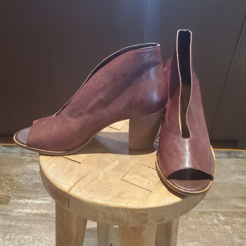 Lucky Brand Joal Raisin Colored Booties